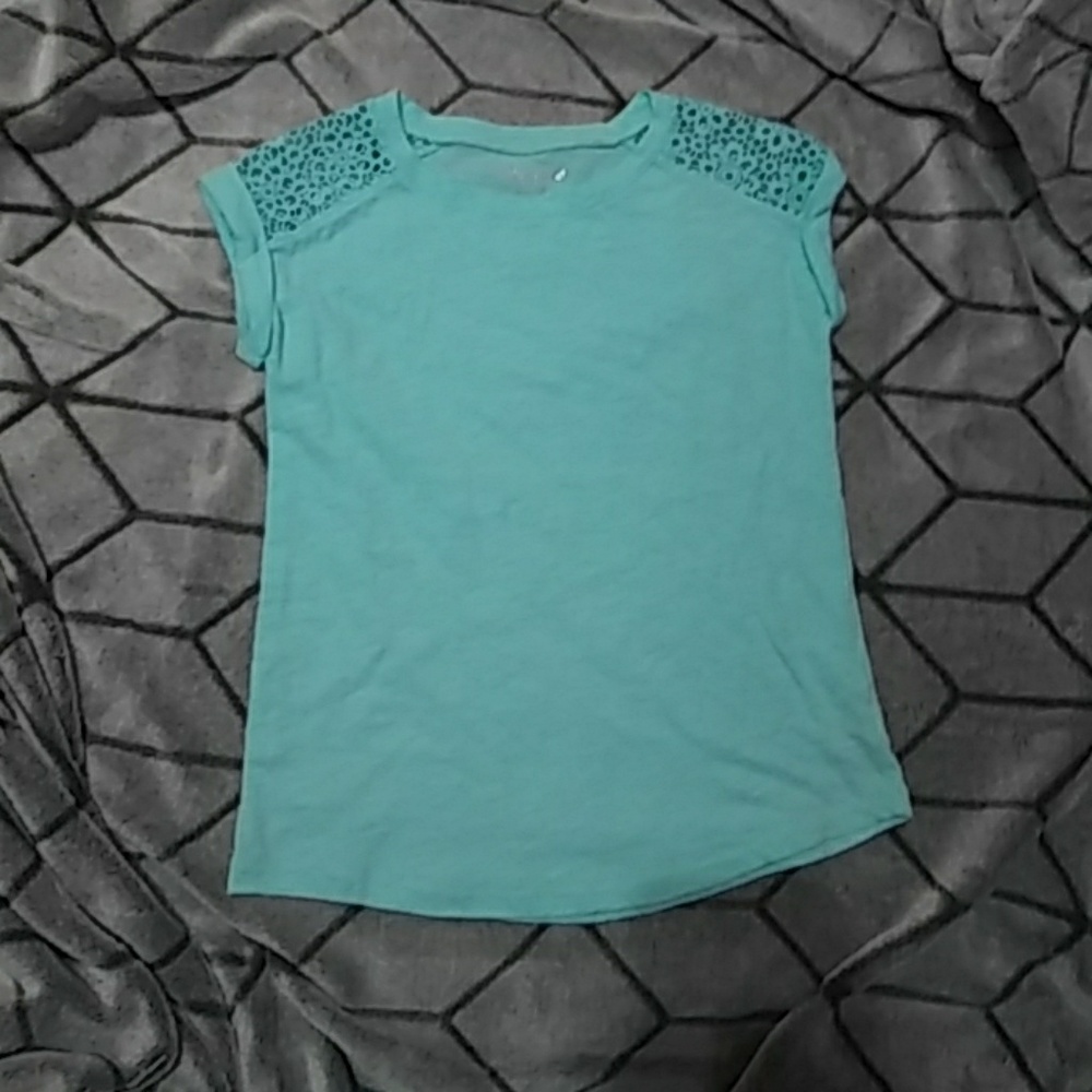 Girls Rolled Sleeve Shirt